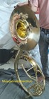Sousaphone 16 bell Pure Brass Metal In Gold Polish mouthpc  Case Box   Free Ship