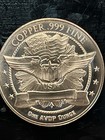 Us Quarter Design 1 Oz  999 Pure Copper Round Bullion Coin