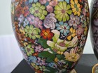 Pair Of Mid To Late 20th Cen  Chinese Cloisonne  Enamel Vases  15 1 4  X 7 1 2  