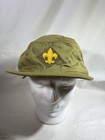 Vintage Boy Scouts Of America Green Cap Hat Strap Back Adjustable Large
