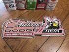 Nice Dodge Hemi Challenger Dealership Pure American Muscle Porcelain Sign