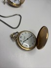 Vtg  Pocket Watch Lot Of 7 Train  Horse  Floral Designs Repair craft Parts As-is