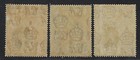 1936 Zanzibar Scott  215-217  sg  324-326  - Sultan Kalif Bin Harub Stamps - Mh