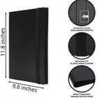 Trading Card Binder - 9 Pocket 360 Cards Holder   Sports   Tcg   Elastic   Black