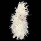 Jellycat Tweedledee Sheep Lamb Plush Long Hair Fuzzy Herringbone Cream Stuffed