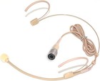 2 Pack Headworn Microphone For Audio Technica Wireless System With Hirose 4-pin