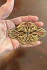 Antique Victorian Art Nouveau Sash Clip Signed