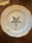 Vintage Order Of Eastern Star Oes Lot Plate Star Vase Golden Rule Book 1956