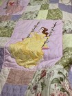 Disney Princess Patchwork Quilt Bedding Set Belle Cinderella Aurora Multicolor