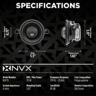 Nvx Nsp35 200w Peak  70w Rms  3 5  N-series 2 Way Coaxial Car Speakers