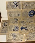 Lot Of 25 Nabisco Toytown Carnival Cardboard Cutout Toy Prize Shredded Wheat Box