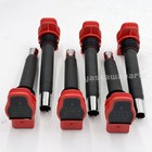 6pcs Oem Audi 3 0 3 2 Fsi A4 A5 A6 Q5 Q7 Bosch Red Top Ignition Coil Packs New