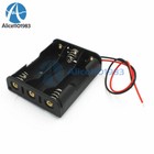 5pcs Plastic Battery Storage Case Box Holder For 3 X Aa 3xaa 4 5v With Wire Lead