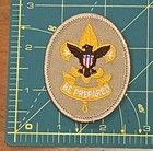 Bsa First Class Scout Rank Patch Tan Modern Current Issue - New