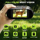 4k Full Color Night Vision Goggles 112mp 18xzoom Infrared Vision Binoculars 64g