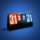 Multi Sport Scoreboard Waterproof Manual Scoring Board Small Size For Training