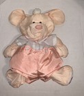 Vintage Fisher Price Puffalump Peach Orange Puppy Dog Plush Stuffed 1986   8003