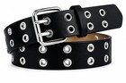Womens Designer Style  Studded Eyelet Belt Leather Fashion Waist Strap