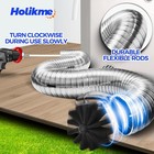 Dryer Vent Cleaning Kit With Drill Attachment  35 Ft Reach