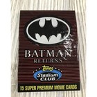 Batman Returns Movie Trading Cards 1992 Lot Of 8 Packs Topps Stadium Club Keaton