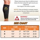 Copper Compression Calf Sleeve Leg Support Brace Sport Shin Splint Socks Running