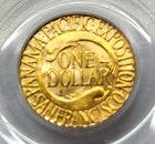 Choice 1915-s Panama-pacific Exposition G 1 Gold Commemorative Dollar Pcgs Ms-64