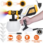 550w Electric Spray Gun Machine 1200ml Hvlp Paint Sprayer Handheld Home Diy Tool