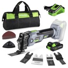 20v Oscillating Tool Kit Cordless Brushless 19000rpm Orbiting Multi Tool