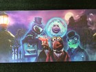Walt Disney World Muppets Haunted Mansion Bus Tram Sign Prop Display