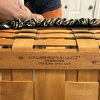 Longaberger Sweetheart Gourmet Gathering Basket Protector Green 1997