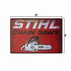 Tin Sign Stihl Chain Saws Tools Equipment Garage Rustic Vintage Looking 8x12