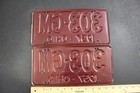 1957 - Ohio License Plate - Pair - 303 Gm  bb 1