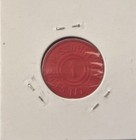 Vintage Red Missouri Sales Tax Token - 1 Mill - 1940s Wwii Era - Raw