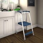 2-step Kitchen Stepper    Adult Folding Step Stool   Folding  steel resin 