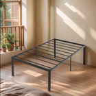 14 Inch Heavy Duty Metal Platform Bed Frame Twin Size Sturdy Steel Slat Support