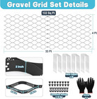 Gravel Grid 33 X 4 Ft  2   Depth Geo Hdpe Grid  Gravel Grid Driveway Stabilizati