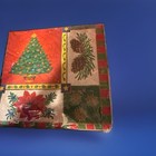 Vintage Christmas Paper Napkins Lot Of 4 Nos Sealed Trees Poinsettia