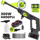 Cordless Pressure Washer Portable Power Cleaner 4000 Psi   48v Battery   Charger