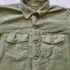 Vintage Army Shirt  Mens 16 5 X 36 Og 107 60s Vietnam Era Jungle Sateen Military
