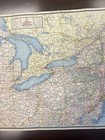 Vtg 1950s Cities Service Road Map New York Hampshire Vermont Maine Gulf Chevy Mg