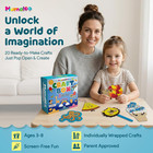 Kids Craft Kit     20 No-mess Art Projects Ages 4   8   20 Creative Activities   Edu
