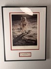 Buzz Aldrin Signed Autograph Jsa Apollo 11 Visor Shot Nasa Moon Framed