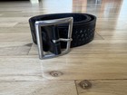 Bianchi B8 Basketweave Duty Belt Black Leather Size 38 Police Security Western U
