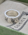 Gucci Sterling Silver 925 Ghost Skull Ring Size 9  