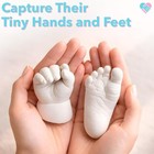 Luna Bean Baby Footprint And Hand Mold Casting Kit  2 Pack  First Time New Mom G