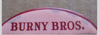 Vintage 1950 s-60 s Chicagoland Burny Bros  Bakery Employee Name Tag