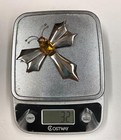 Huge Antique Vintage Art Deco Sterling Silver Rhinestone Dragonfly Pin Brooch 4 