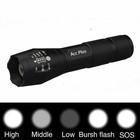 5 X Tactical 18650 Flashlight High Powered 5modes Zoomable Aluminum