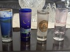 Vintage Souvenir Shot Glass   Glassware 32 Lot Mixed Travel Cities Snow Globes
