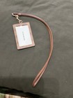 Coach Id Lanyard Canvas Khaki